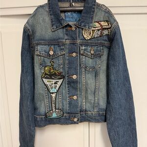 Kippys rhinestone denim jacket